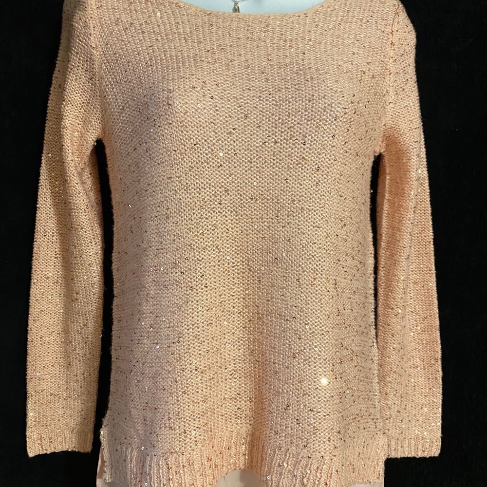 Ladies sparkly sweater top